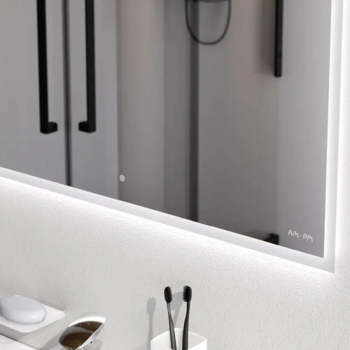 Зеркало AM.PM Spirit V2.0 M71AMOX0801SA с LED-подсветкой и системой антизапотевания, сенсор, 80 см Зеркало AM.PM Spirit V2.0 M71AMOX0801SA с LED-подсветкой и системой антизапотевания, сенсор, 80 см