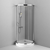 Душевой уголок AM.PM Like W83G-333-095CT Round 95x95, стекло прозрачное, профиль хром Душевой уголок AM.PM Like W83G-333-095CT Round 95x95, стекло прозрачное, профиль хром