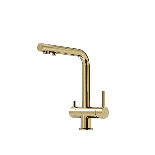 Смеситель для кухни SANCOS Foster SC4014BG с возможностью подключения фильтра, брашированное золото Смеситель для кухни SANCOS Foster SC4014BG с возможностью подключения фильтра, брашированное золото