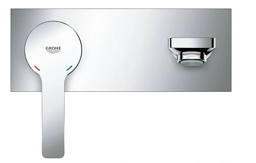 Смеситель для раковины GROHE Lineare New на 2 отверстия, настенный монтаж, хром (23444001) внешняя ч Смеситель для раковины GROHE Lineare New на 2 отверстия, настенный монтаж, хром (23444001) внешняя ч