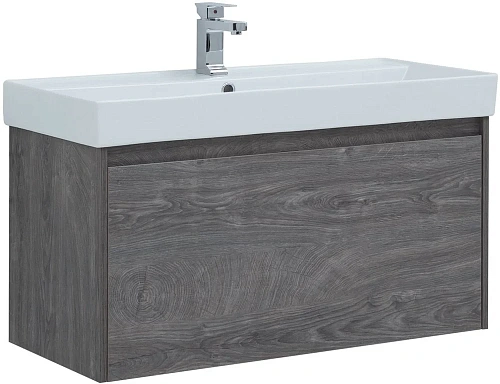 Тумба под раковину Aquanet Nova Lite 100 дуб рошелье (1 ящик) 00242579 Тумба под раковину Aquanet Nova Lite 100 дуб рошелье (1 ящик) 00242579