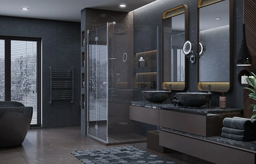 Душевой уголок Ambassador Diamond 12011106L (1000x1000x2000) Душевой уголок Ambassador Diamond 12011106L (1000x1000x2000)