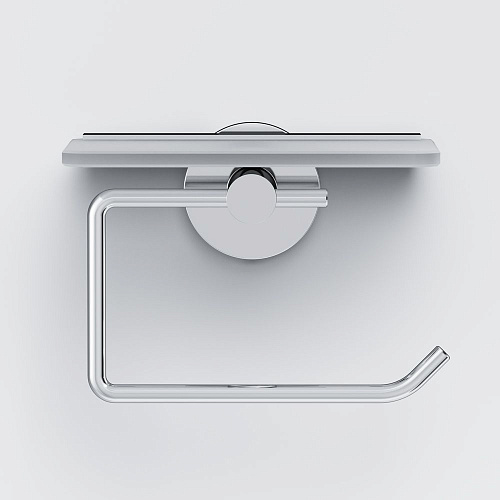 Держатель туалетной бумаги AM.PM X-Joy A85A341500 с полкой, хром Держатель туалетной бумаги AM.PM X-Joy A85A341500 с полкой, хром