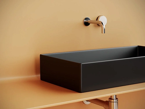 Раковина Ceramica Nova ELEMENT CN6071MB черный матовый накладная Раковина Ceramica Nova ELEMENT CN6071MB черный матовый накладная