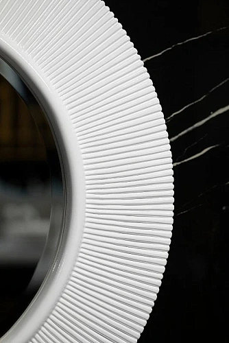 Зеркало Armadi Art SHINE 528-W light белое с подсветкой d82 Зеркало Armadi Art SHINE 528-W light белое с подсветкой d82