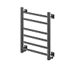 Полотенцесушитель электрическийкабельный Ника STEP-2 60/40 RAL9005 черный матовый U Полотенцесушитель электрическийкабельный Ника STEP-2 60/40 RAL9005 черный матовый U