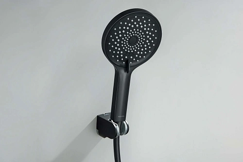 Душевой гарнитур Aquatek Лугано AQ2035MB черный матовый Душевой гарнитур Aquatek Лугано AQ2035MB черный матовый