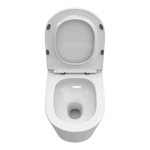 Унитаз подвесной BelBagno TRE-TOR BB5180CH-TOR/SC безободковый c сиденьем Унитаз подвесной BelBagno TRE-TOR BB5180CH-TOR/SC безободковый c сиденьем