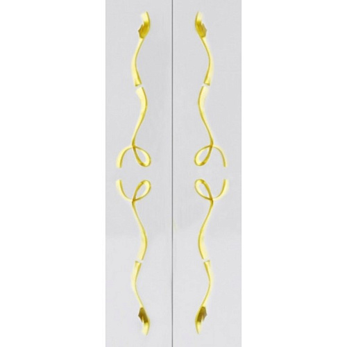 Ручки для мебели Aqwella Clarberg Due amanti  DUER8GL 8 шт, золото Ручки для мебели Aqwella Clarberg Due amanti  DUER8GL 8 шт, золото