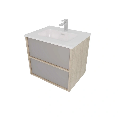 Тумба с раковиной Aquatek ЛИБРА 60см AQ66060-DO-LG серый туман Тумба с раковиной Aquatek ЛИБРА 60см AQ66060-DO-LG серый туман