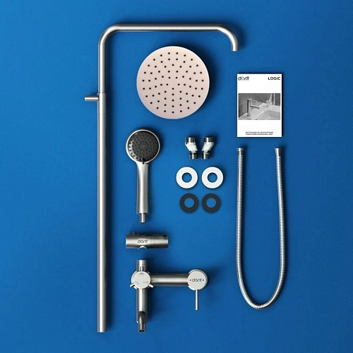 Душевая система Dorff Logic D0703000SS Душевая система Dorff Logic D0703000SS