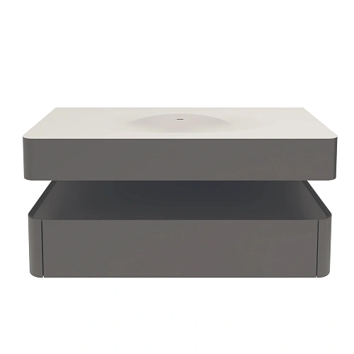Тумба под раковину Vincea Caprise 1200 VMC-4CA120MG подвесная, серый матовый Тумба под раковину Vincea Caprise 1200 VMC-4CA120MG подвесная, серый матовый