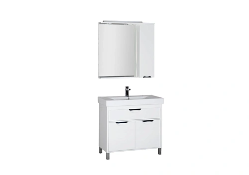 Комплект мебели Aquanet Гретта 90 белый 00179244 Комплект мебели Aquanet Гретта 90 белый 00179244