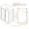 Душевой уголок RGW CL-133B (CL-13B + Z-03B) 1500x900 мм 060913359-44 Душевой уголок RGW CL-133B (CL-13B + Z-03B) 1500x900 мм 060913359-44