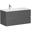 Тумба под раковину Sancos Folk FL100LGS левая 995х445х500 Grey soft, подвесная Тумба под раковину Sancos Folk FL100LGS левая 995х445х500 Grey soft, подвесная