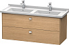 Картинка анонса товара «тумба под раковину duravit brioso br414401052 напольная 122 см дуб»
