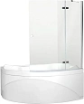 Шторка на ванну Aquanet Beta 2 NF7221-2 hinge L, прозрачное стекло Шторка на ванну Aquanet Beta 2 NF7221-2 hinge L, прозрачное стекло