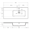 Раковина BelBagno BB1000ETL-R 1010x465 Раковина BelBagno BB1000ETL-R 1010x465