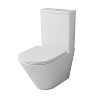 Унитаз напольный GROSSMAN GR-4449SQ 670x380x850,безободковый, смыв торнадо бесшумный с сиденьем