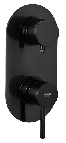 Смеситель для душа Remer X Style X93KBCFP, чёрный брашированный хром Смеситель для душа Remer X Style X93KBCFP, чёрный брашированный хром