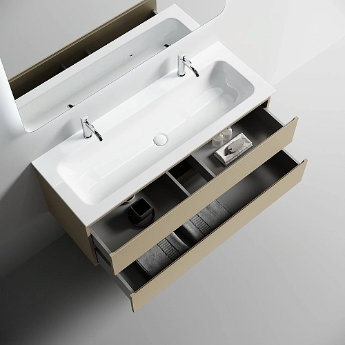 Тумба под раковину SANCOS Folk FL120CP 1190х445х500 капучино, подвесная Тумба под раковину SANCOS Folk FL120CP 1190х445х500 капучино, подвесная