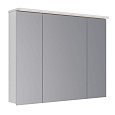 Зеркальный шкаф Lemark ZENON 100х80 с козырьком-подсветкой, с розеткой, белый LM100ZS-Z Зеркальный шкаф Lemark ZENON 100х80 с козырьком-подсветкой, с розеткой, белый LM100ZS-Z