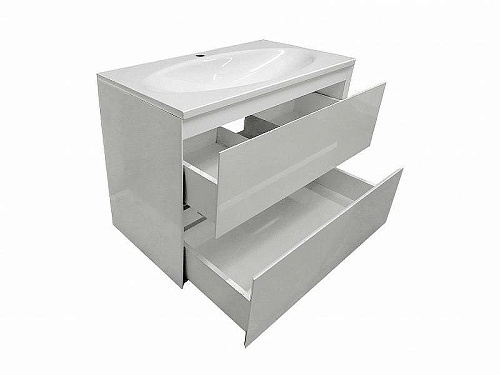 Тумба с раковиной Эстет Malta ФР-00007058 800х450 подвесная 2 ящика Тумба с раковиной Эстет Malta ФР-00007058 800х450 подвесная 2 ящика