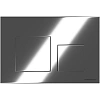 Клавиша смыва Ceramica Nova Balance Square CN12-002CH хром глянцевый Клавиша смыва Ceramica Nova Balance Square CN12-002CH хром глянцевый