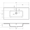 Раковина BelBagno BB1000ETL 1010x460 Раковина BelBagno BB1000ETL 1010x460