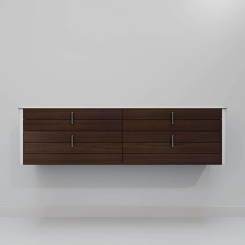 Тумба с раковиной ArtDecco Gabriella 150 AGB15W24D100 черный орех Тумба с раковиной ArtDecco Gabriella 150 AGB15W24D100 черный орех