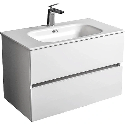 Тумба под раковину Armadi Art VALLESSI 80 белая глянец 837-080-W Тумба под раковину Armadi Art VALLESSI 80 белая глянец 837-080-W