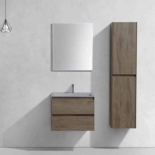 Тумба под раковину Vincea Luka 600 подвесная, 2 выкатных ящика soft-close, R.Oak VMC-2L600RO Тумба под раковину Vincea Luka 600 подвесная, 2 выкатных ящика soft-close, R.Oak VMC-2L600RO