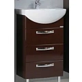 Тумба с раковиной Aquaton Ария 50 Н (1A1402K0AA430) темно-коричневый Тумба с раковиной Aquaton Ария 50 Н (1A1402K0AA430) темно-коричневый