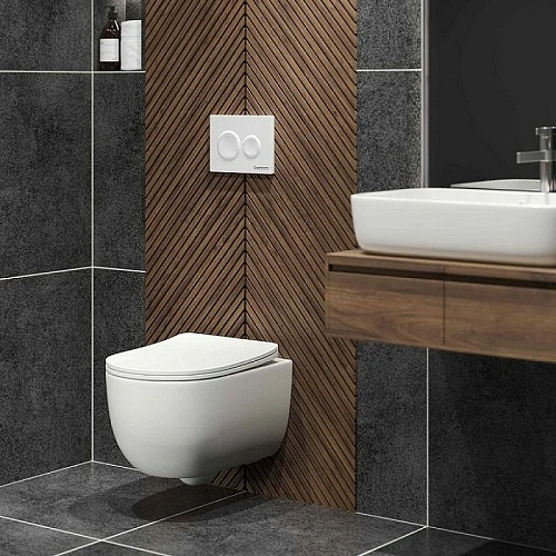 Инсталляция для унитаза BERGES NOVUM кнопка O1 белая 040261 Инсталляция для унитаза BERGES NOVUM кнопка O1 белая 040261