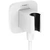 Шланговое подключение Hansgrohe FixFit Porter Q с держателем для душа 26887700, матовый белый Шланговое подключение Hansgrohe FixFit Porter Q с держателем для душа 26887700, матовый белый