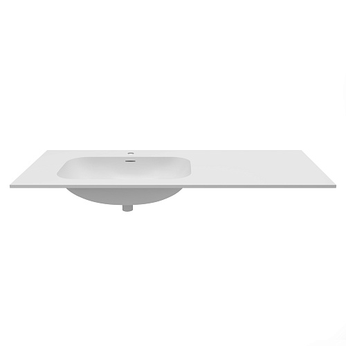 Раковина Vincea Elise VCB-4EL120MW-L, Corian левая, белый матовый Раковина Vincea Elise VCB-4EL120MW-L, Corian левая, белый матовый