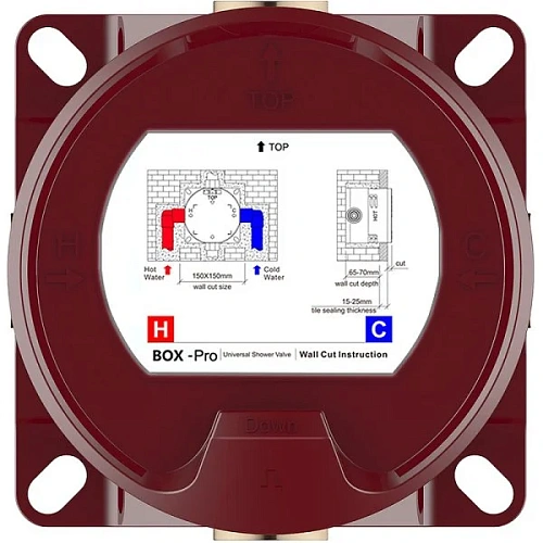 Переключатель потоков AQUAme AQM8801MB встраиваемый термостат на 2 потребителя, черный матовый Переключатель потоков AQUAme AQM8801MB встраиваемый термостат на 2 потребителя, черный матовый