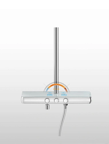 Душевая система ARROW AG3308SH с термостатом хром Душевая система ARROW AG3308SH с термостатом хром