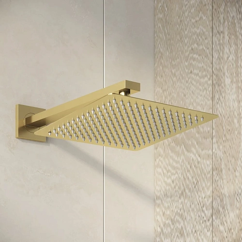 Душевая система GROSSMAN Style 501.K35.05.320 скрытого монтажа золото сатиновый Душевая система GROSSMAN Style 501.K35.05.320 скрытого монтажа золото сатиновый