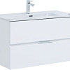 Тумба под раковину Aquanet Алвита New 90 2 ящика, белый матовый 00303920 Тумба под раковину Aquanet Алвита New 90 2 ящика, белый матовый 00303920