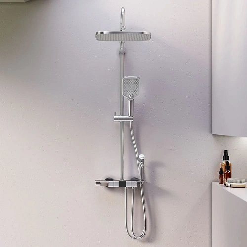 Душевая система Damixa Gala 953770000 с термостом хром Душевая система Damixa Gala 953770000 с термостом хром