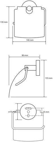Держатель туалетной бумаги Bemeta WHITE 104112014 Держатель туалетной бумаги Bemeta WHITE 104112014