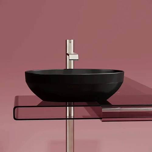 Раковина Ceramica Nova ELEMENT CN6056MB черный матовый накладная Раковина Ceramica Nova ELEMENT CN6056MB черный матовый накладная