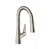 Смеситель для кухни Hansgrohe 160, с вытяжным душем, 2jet 73850800, под сталь