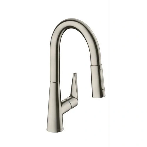 Смеситель для кухни Hansgrohe 160, с вытяжным душем, 2jet 73850800, под сталь Смеситель для кухни Hansgrohe 160, с вытяжным душем, 2jet 73850800, под сталь
