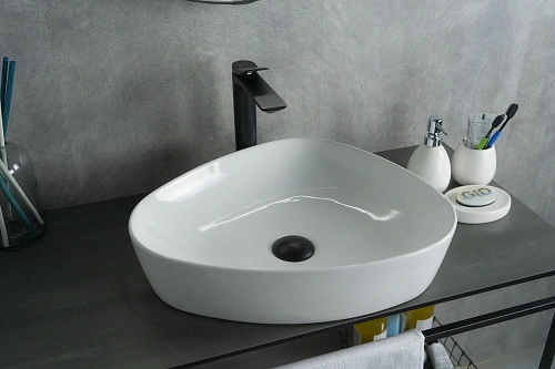 Раковина Gid N9386 51139 накладная белая 50x40x12 Раковина Gid N9386 51139 накладная белая 50x40x12