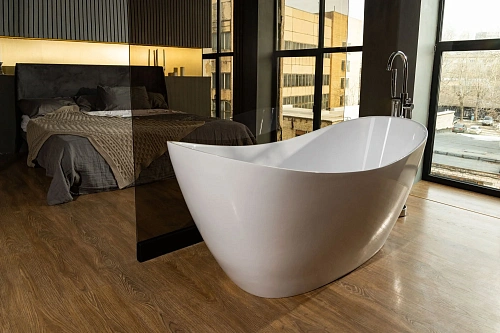 Ванна отдельностоящая Marmo Bagno Верона 170х80 MB-VR170x80 из искусственного камня Ванна отдельностоящая Marmo Bagno Верона 170х80 MB-VR170x80 из искусственного камня