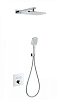 Душевая система Wonzon &amp; Woghand с термостатом, встраиваемая, хром (WW-D2017-B-CR)