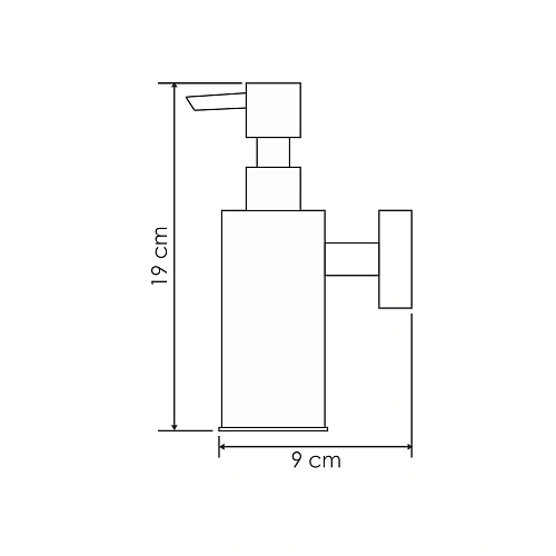 Дозатор жидкого мыла WasserKRAFT K-1399WHITE, антивандальный белый Дозатор жидкого мыла WasserKRAFT K-1399WHITE, антивандальный белый