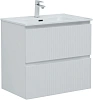 Тумба с раковиной Aquanet Джейн 70 00332545 белый матовый